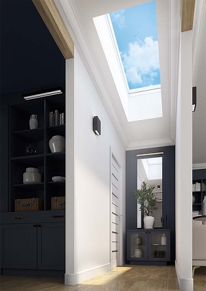 Flachdach Renovierungsfenster